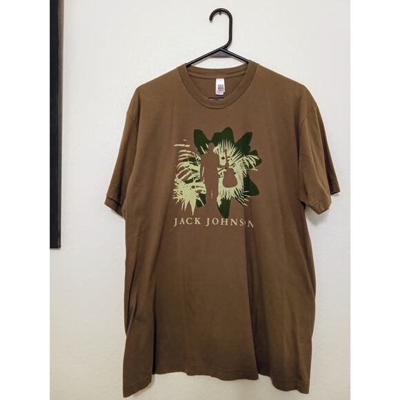 American Apparel Tops - Vintage Jack Johnson Graphic Tee Made in USA Surf Band Concert T-Shirt SZ XL